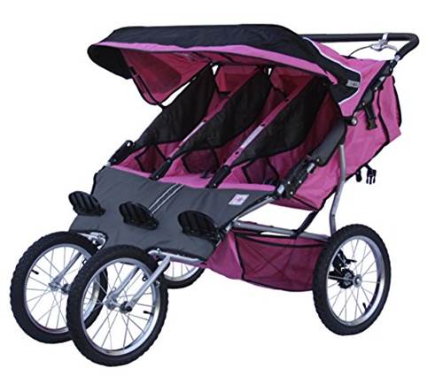 runabout stroller 3 seater